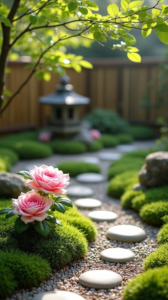 vibrant blooms enhance tranquility