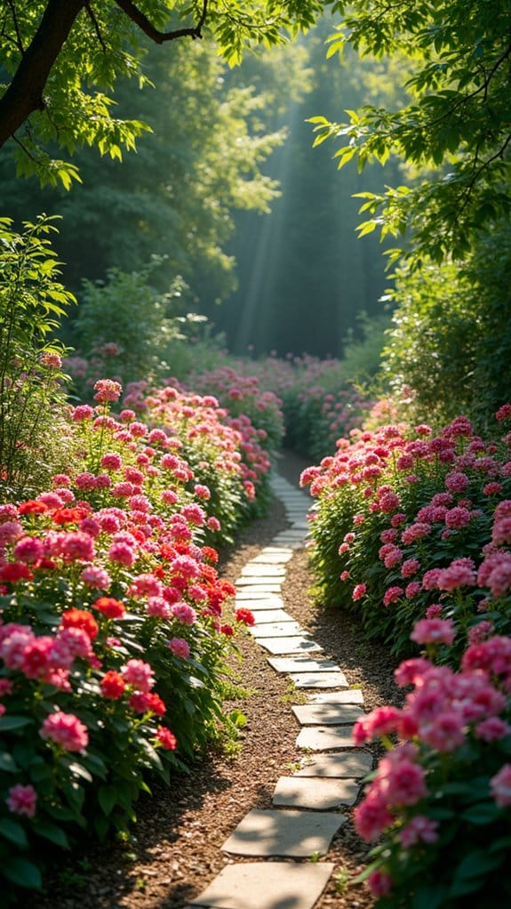 vibrant blooms with perennials