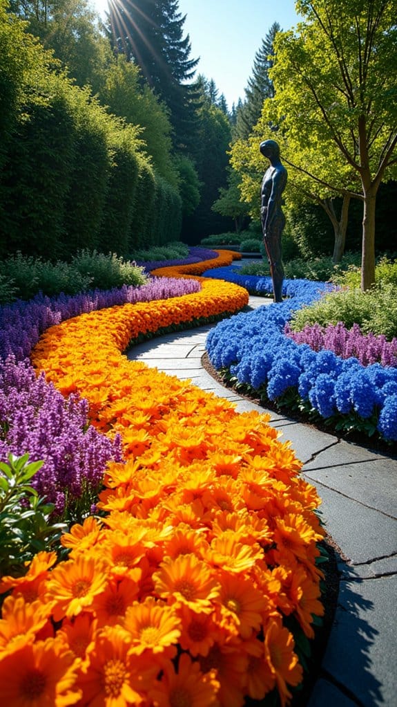 vibrant garden color combinations