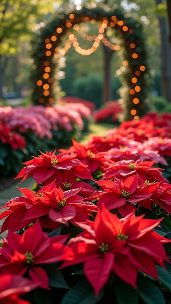 vibrant holiday garden borders