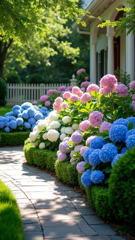 vibrant hydrangea color combination