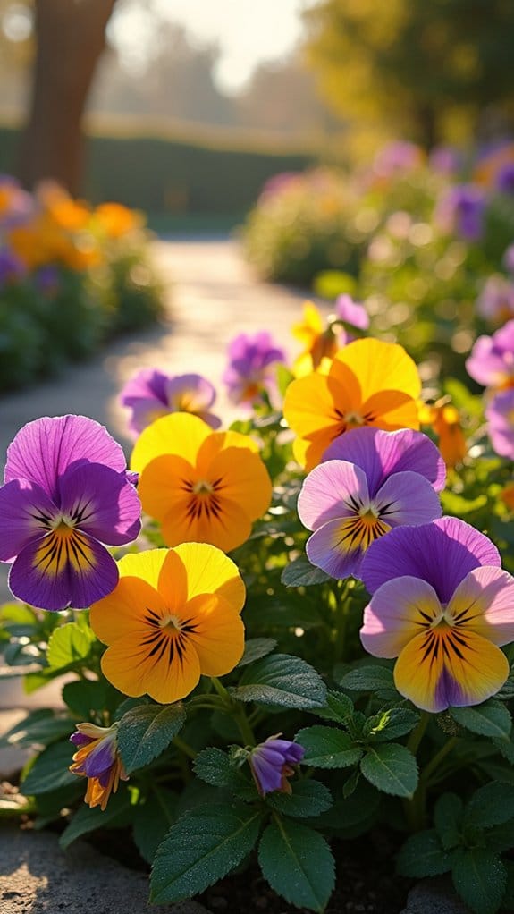 vibrant pansy planting combinations