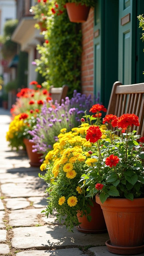 vibrant portable flower arrangements