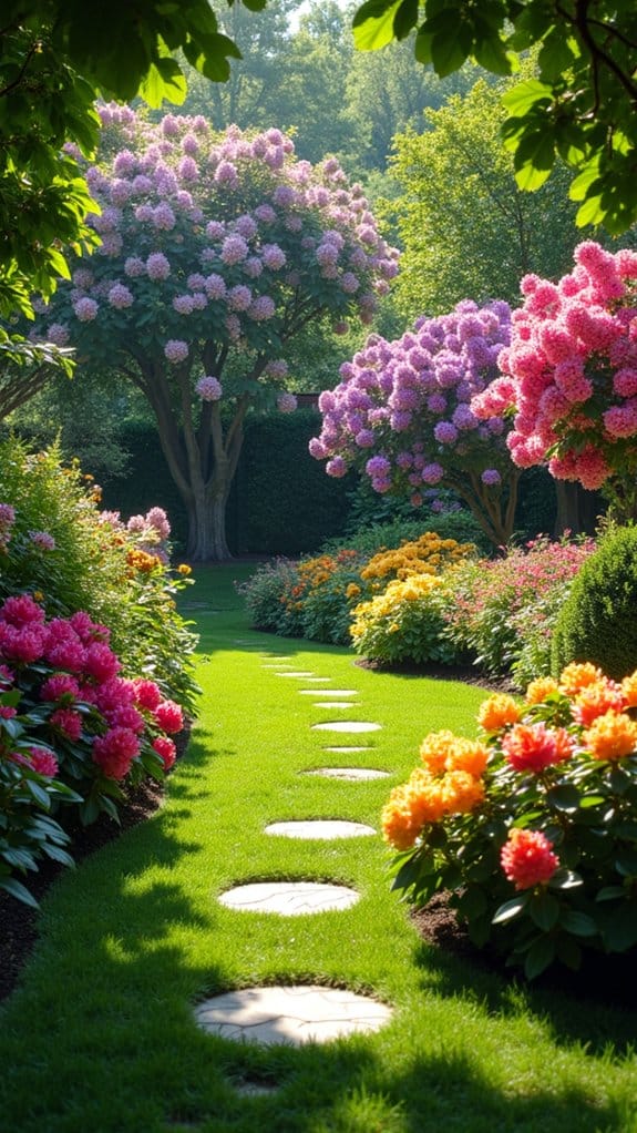 vibrant rhododendron color palette