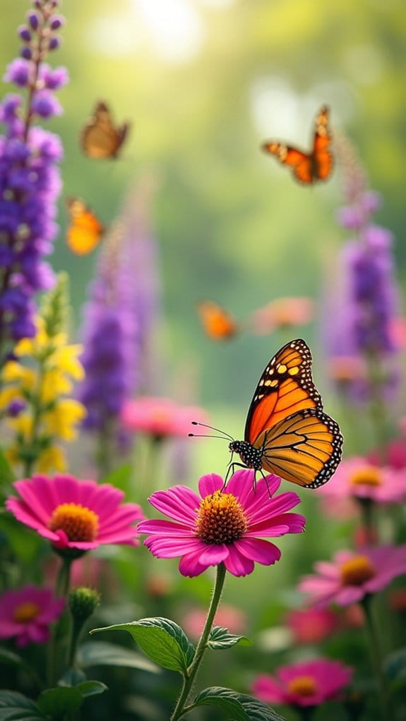 vibrant sanctuary for butterflies