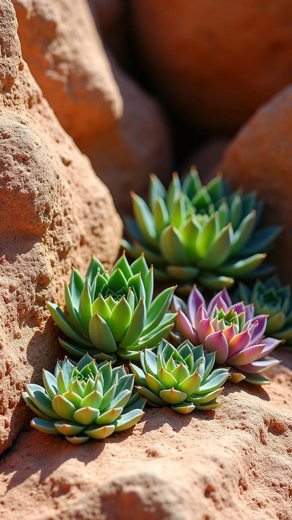 vibrant succulent wall art