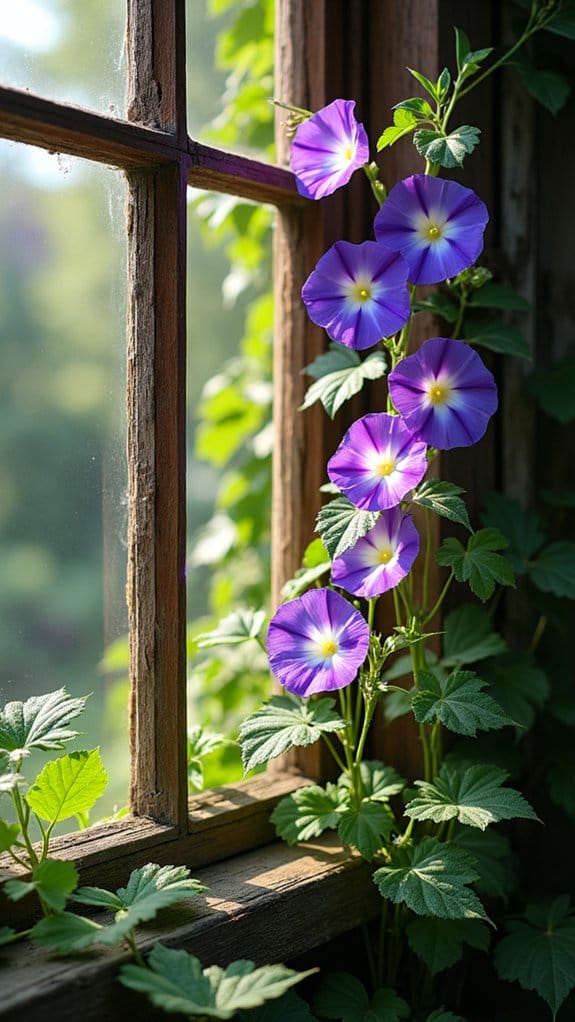 vines create natural curtains