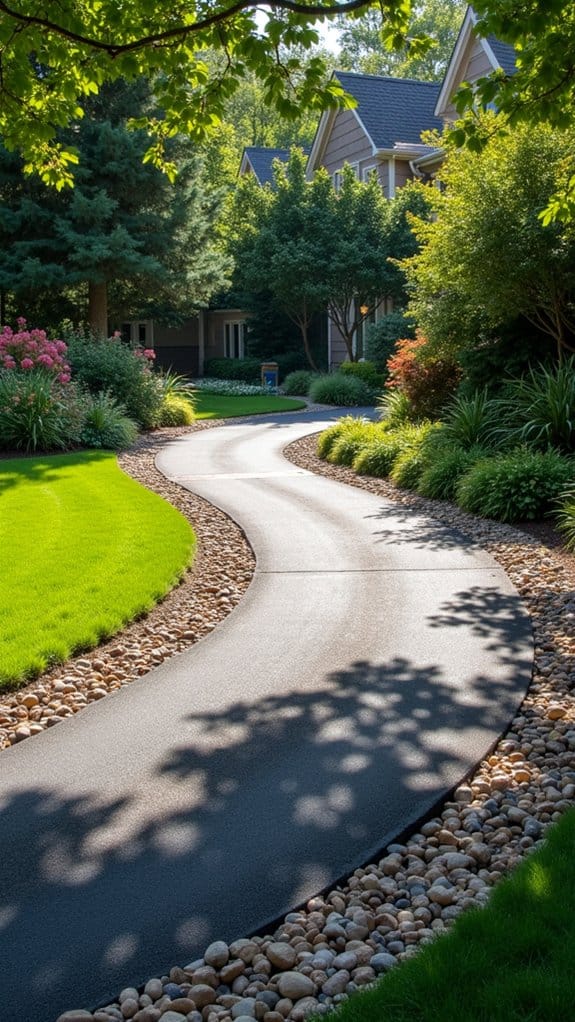 vintage asphalt driveway transformation