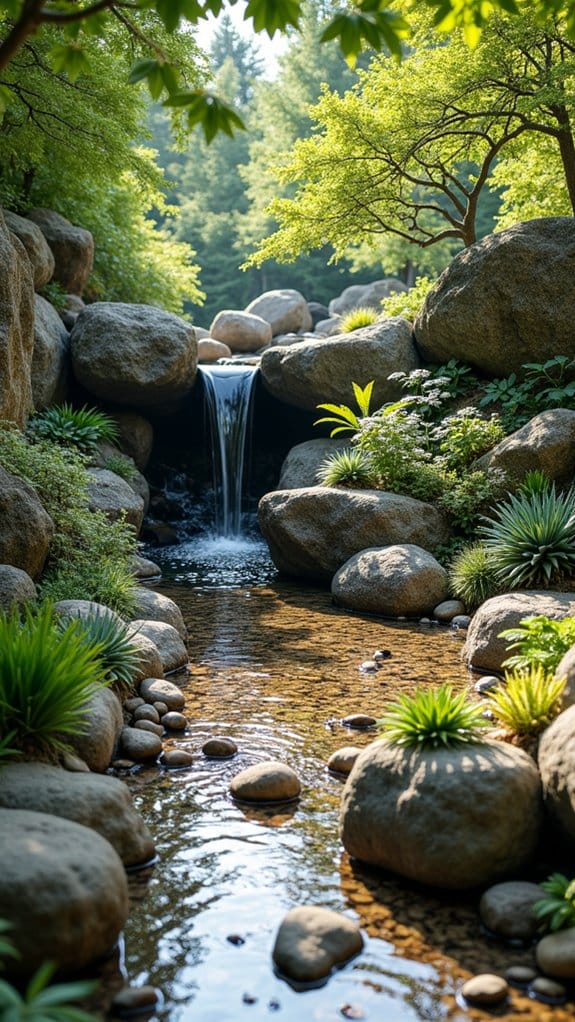 water features enhance gardens