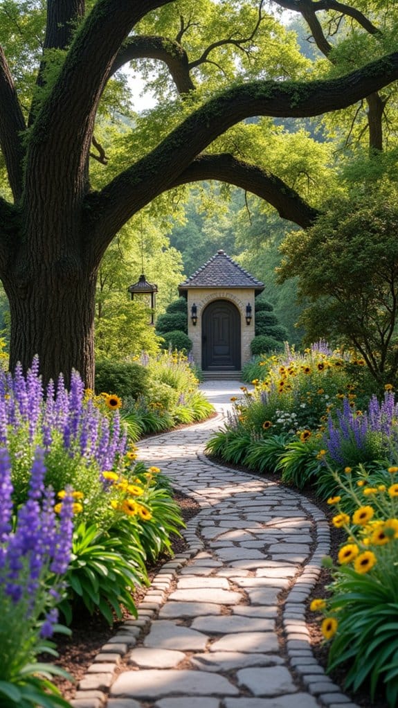 whimsical fairy garden elements