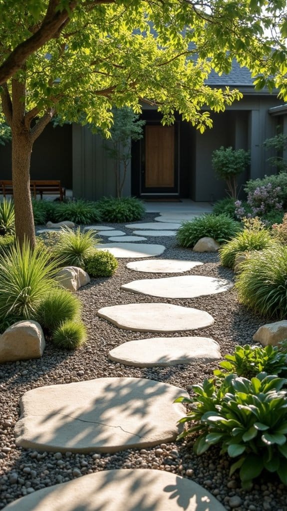 artful stone garden designs