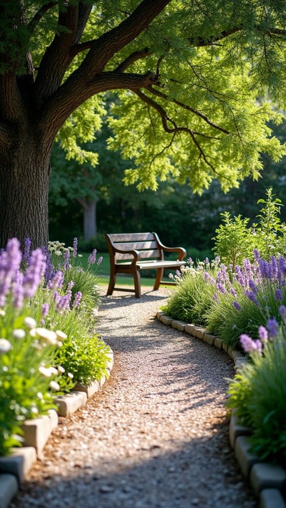 charming natural gravel pathways