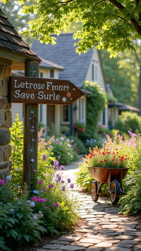charming reclaimed wood sign