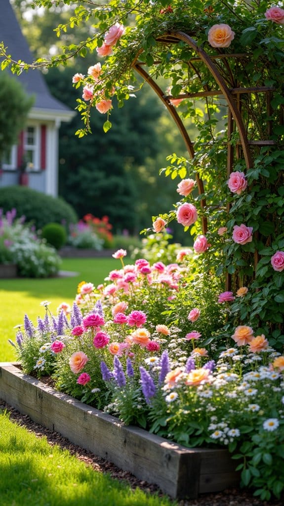 charming vibrant layered gardening