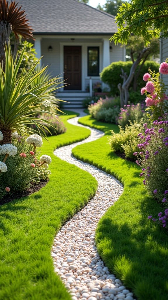 coastal shell path aesthetic