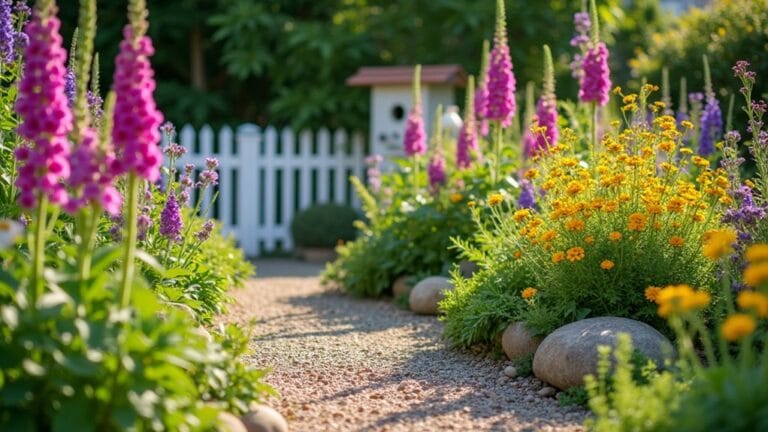 colorful front yard gardens