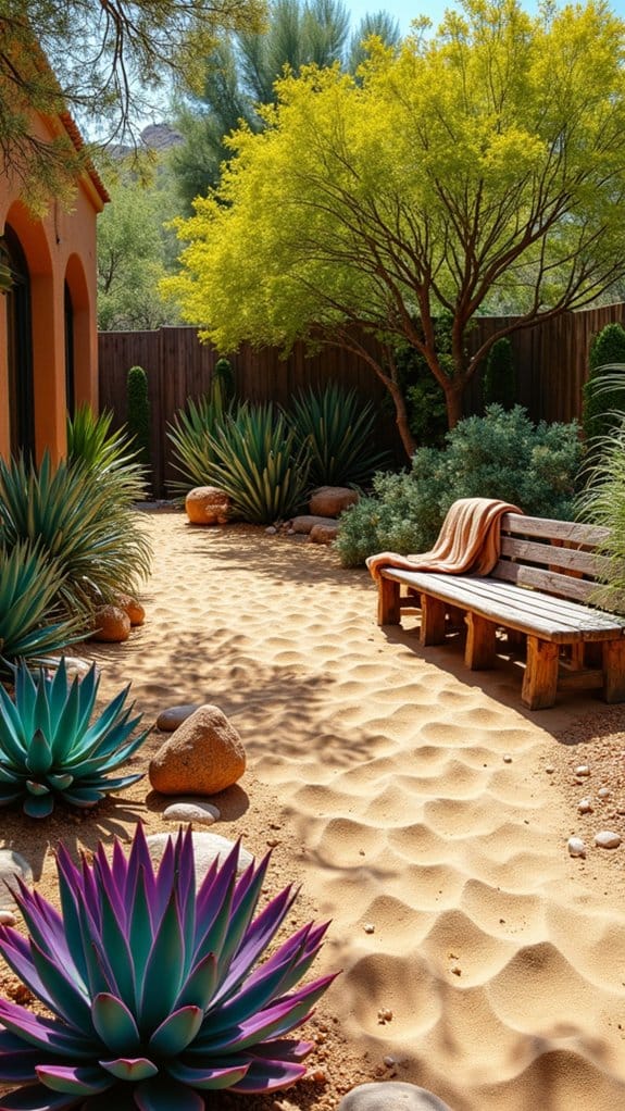 colorful succulents enhance vibrancy