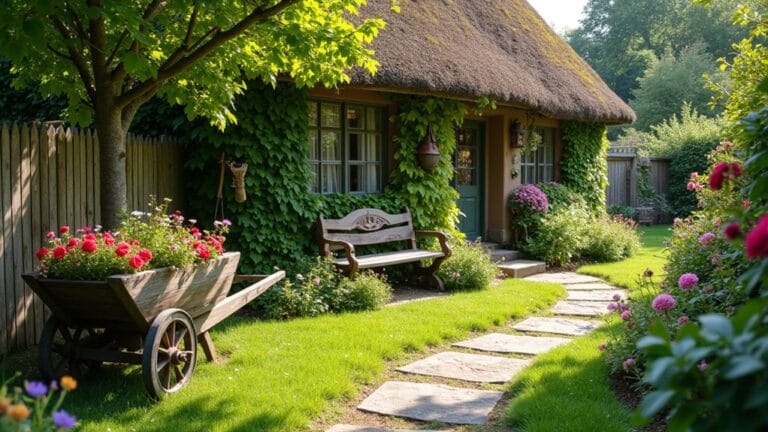cottage charm rustic landscaping