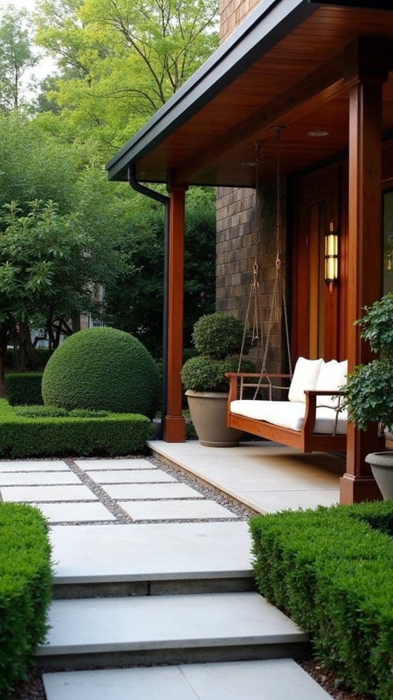 cozy front porch retreat