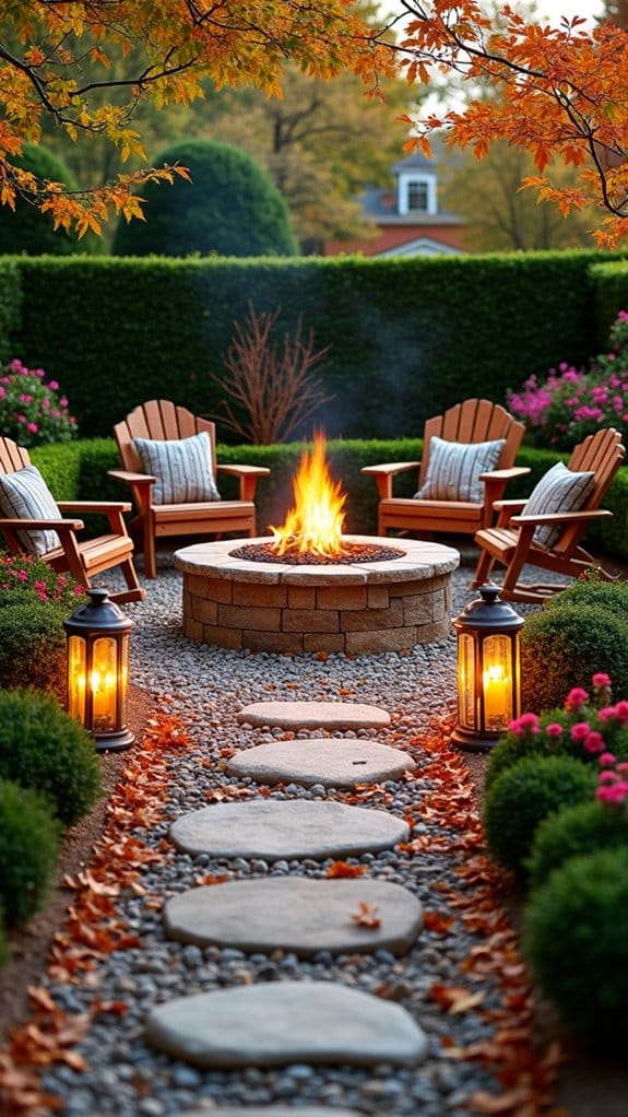 cozy gatherings around fire