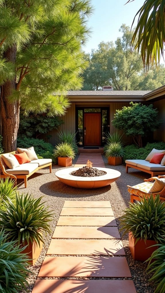 cozy midcentury modern gatherings