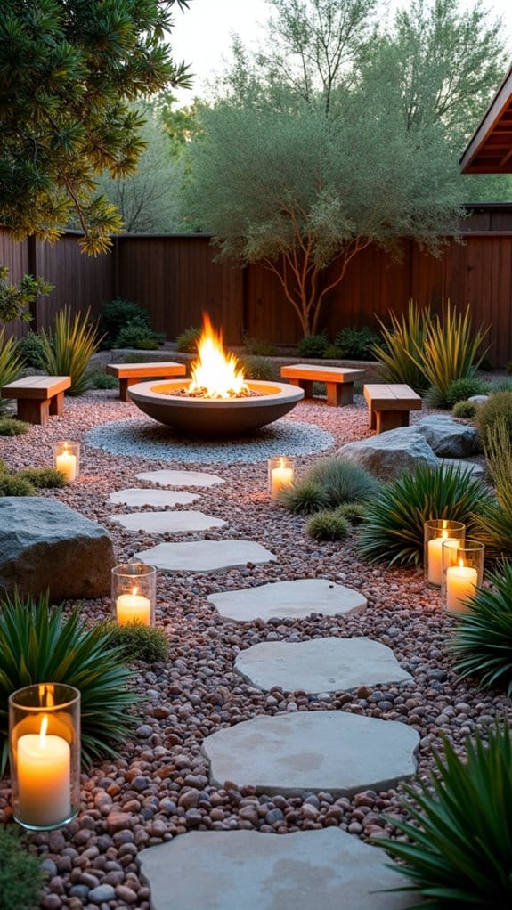 cozy outdoor gathering spaces