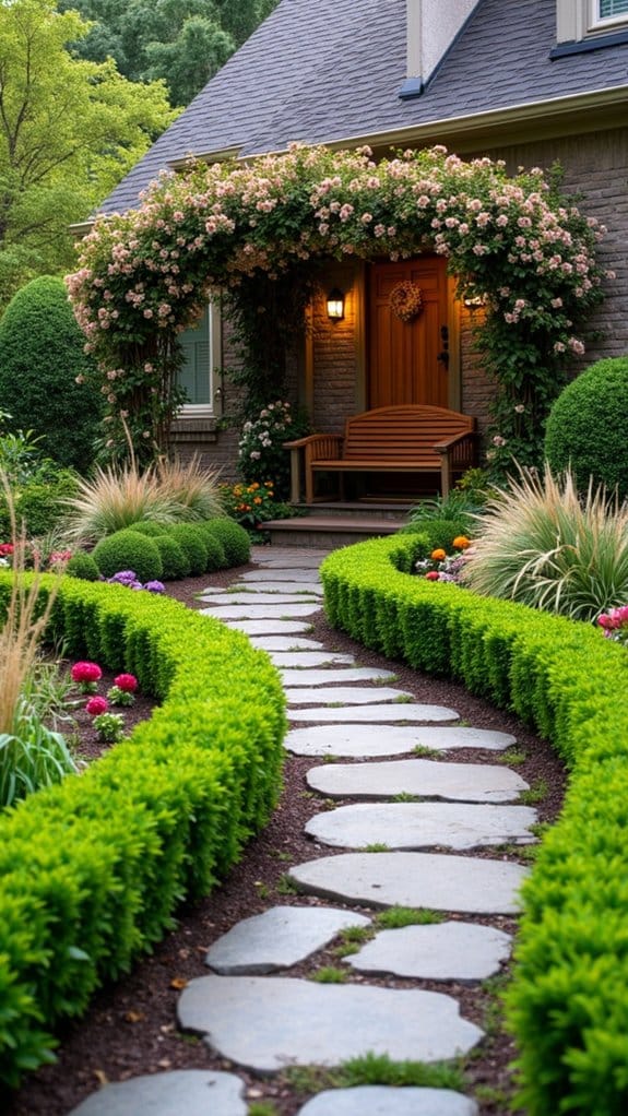 creative front yard design