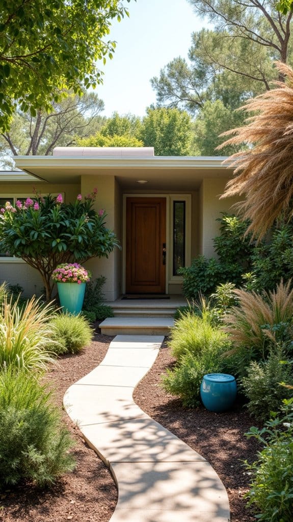 curved lines enhance landscape design