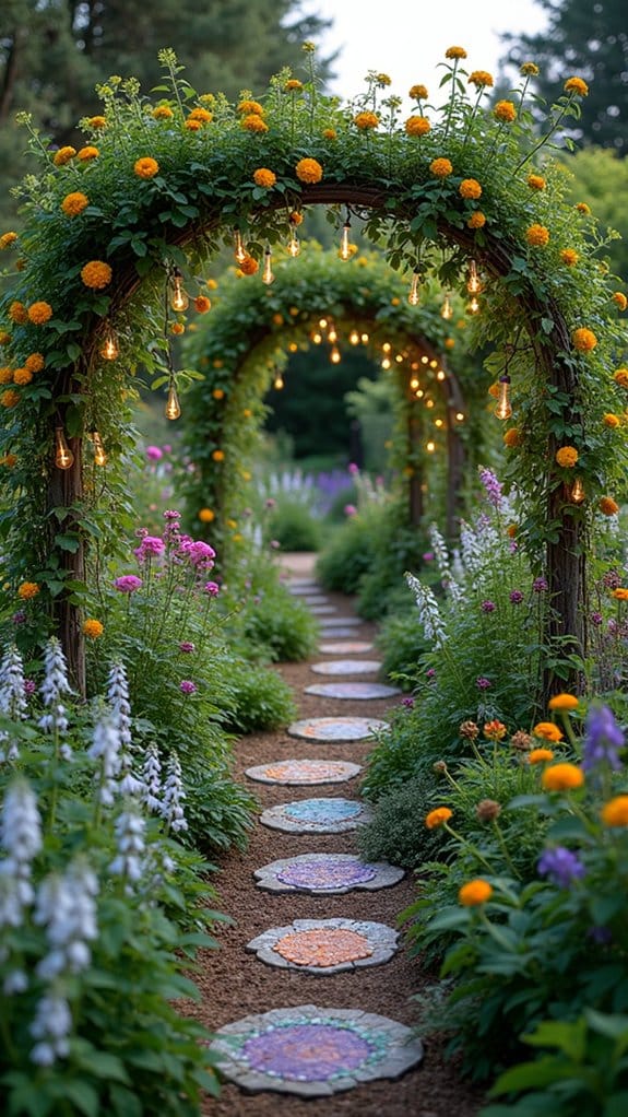 curved pathways invite exploration