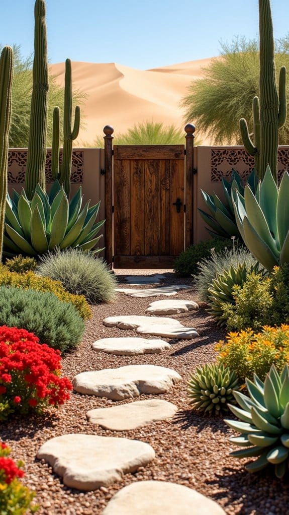 decorative fencing enhances aesthetics