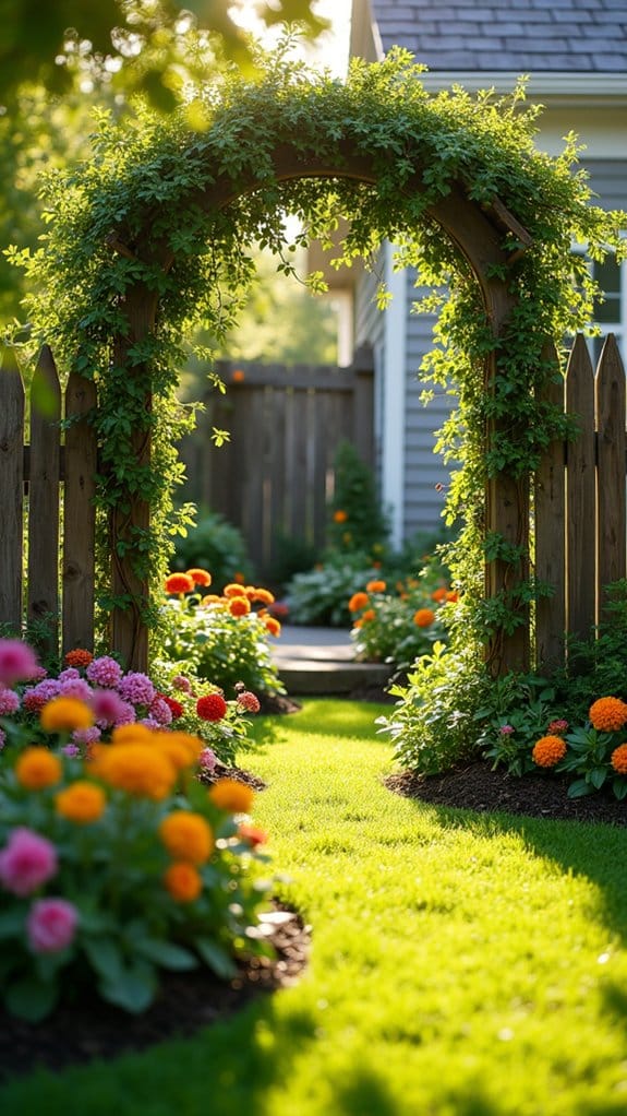 diy fence and trellis