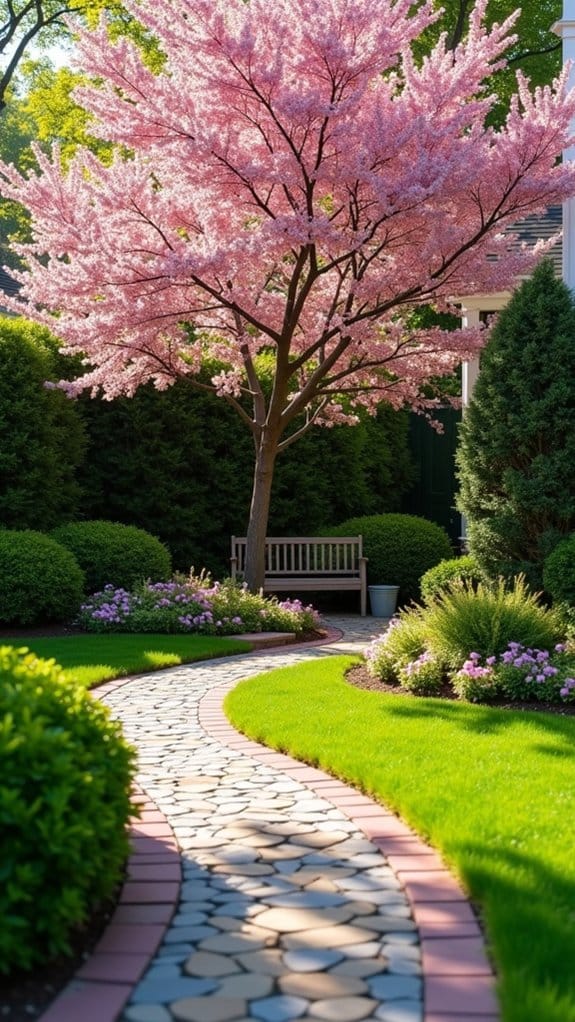 dwarf trees enhance small yards