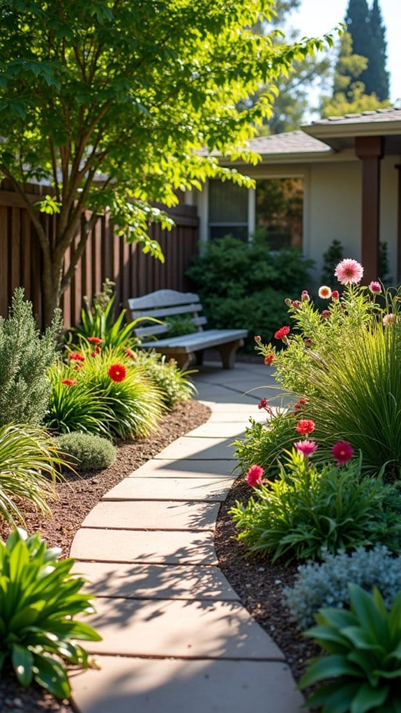 edging enhances garden design