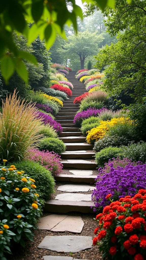 elevate garden with terracing