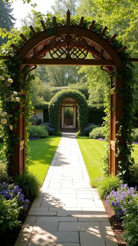 elevate landscape with arbor