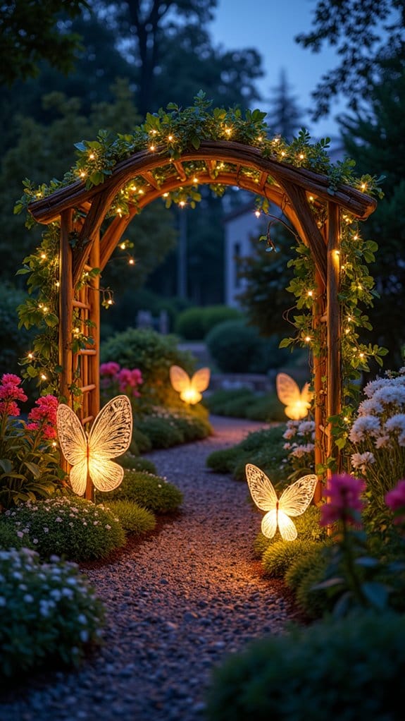 enchanting illuminated garden sculptures