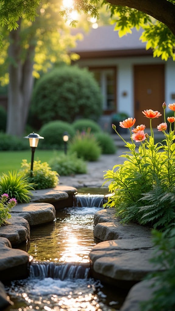 enchanting water feature oasis