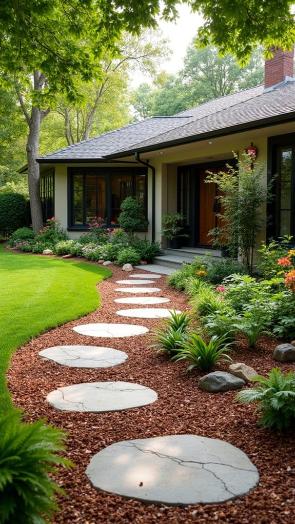 enhancing gardens with mulch