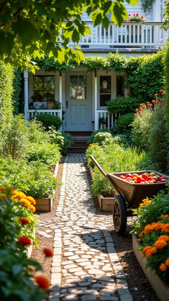front yard vegetable garden