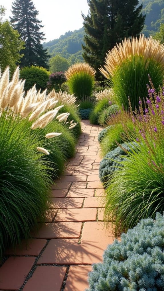 graceful low maintenance landscape accent