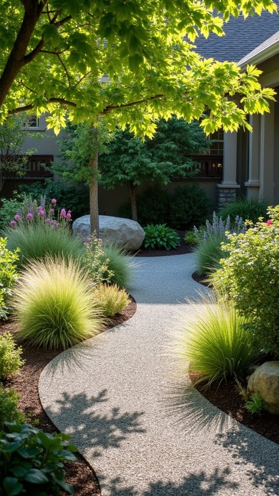 gravel paths enhance yard appeal