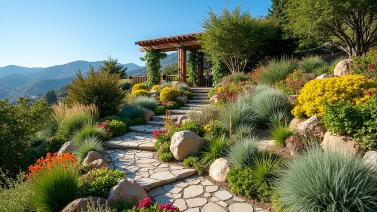 hillside home landscaping ideas