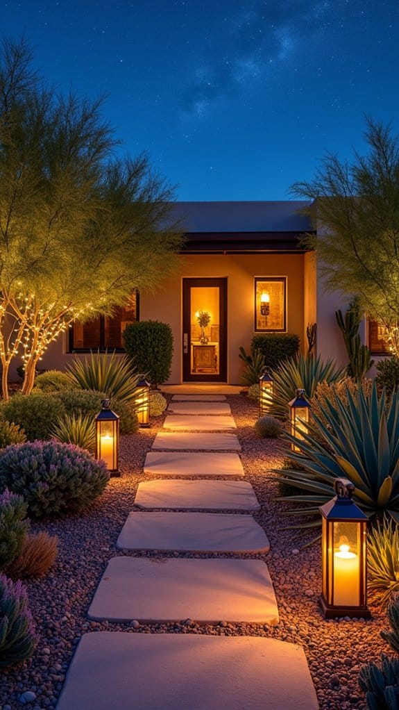 illuminate desert yard ambiance