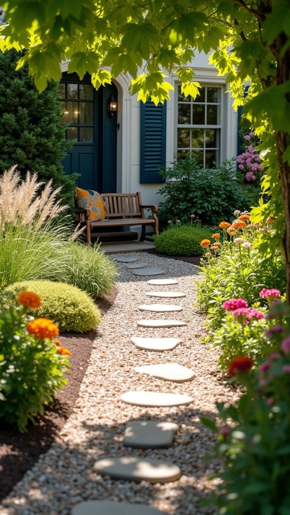 inviting decorative pathway design