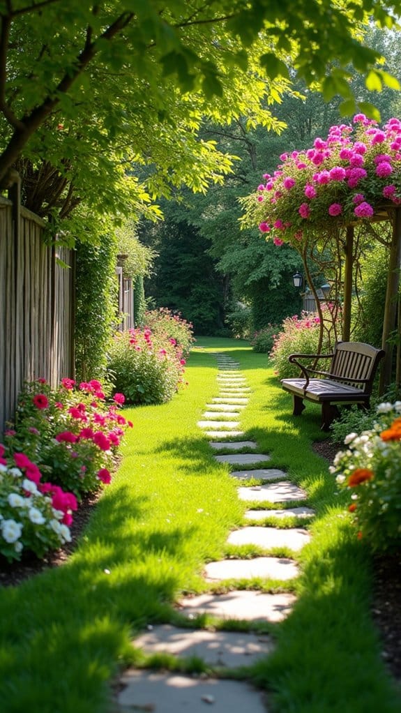 inviting front yard pathways