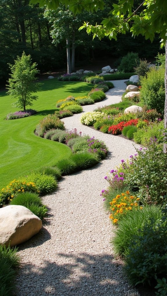 inviting low maintenance garden paths