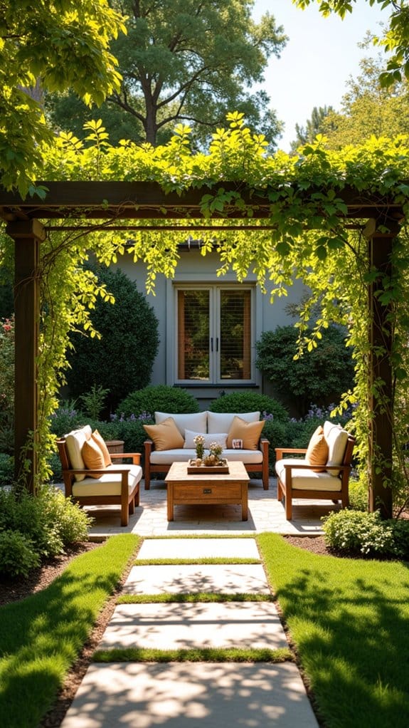 inviting outdoor relaxation spaces