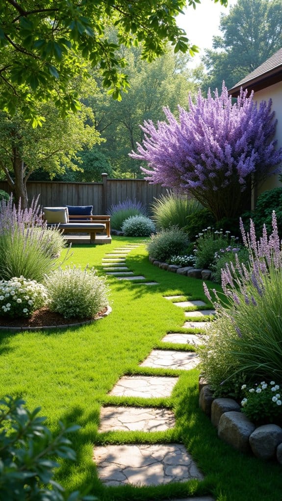 lavender and perennial synergy