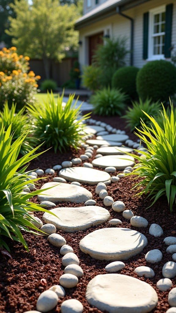 layered garden design elements