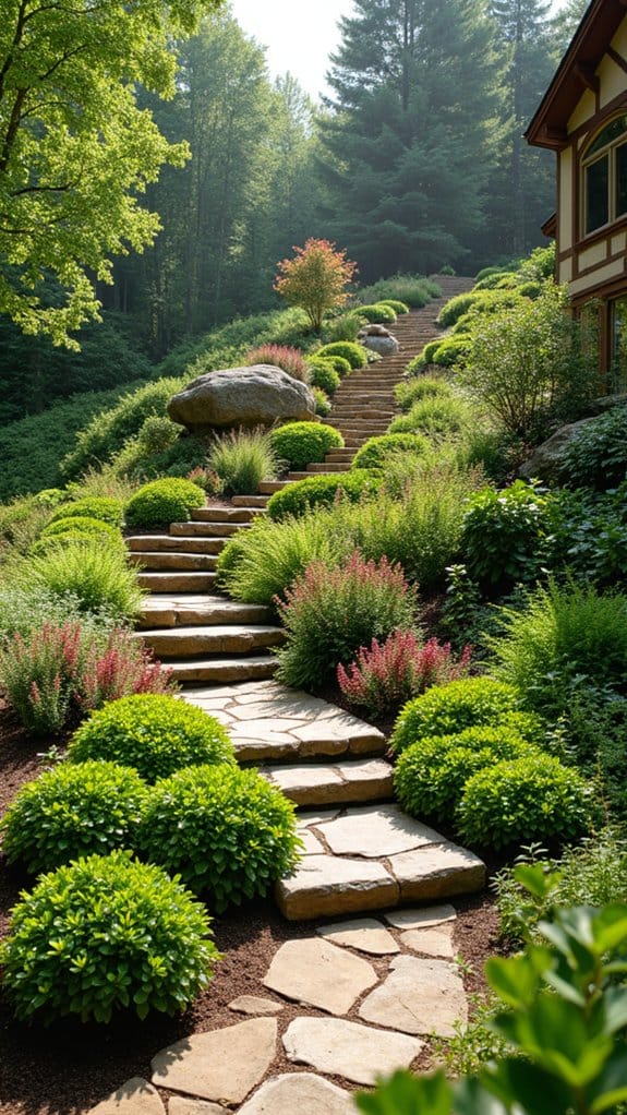 low maintenance sloped ground cover